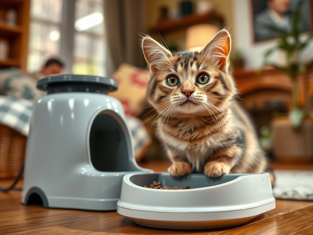 automatic cat feeder for feeding while on vacation - automatic cat feeders guide hero image