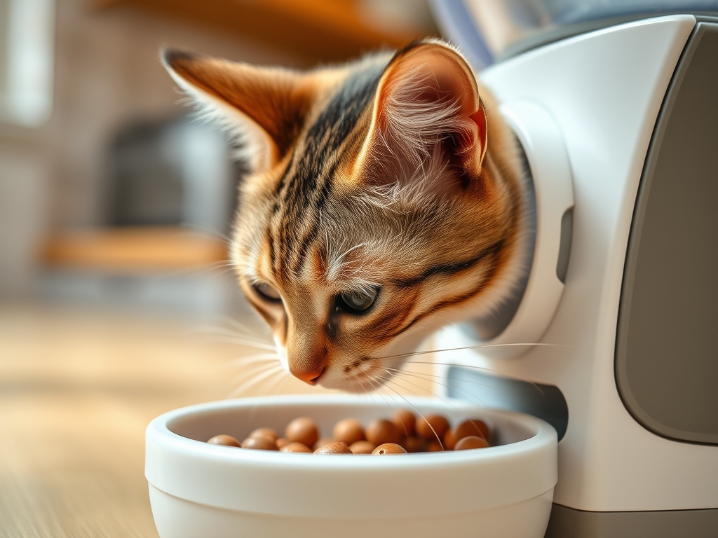 automatic cat feeder with food dispenser - automatic cat feeders guide hero image