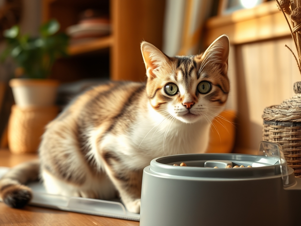 automatic cat feeder with tamper proof lid - automatic cat feeders guide hero image