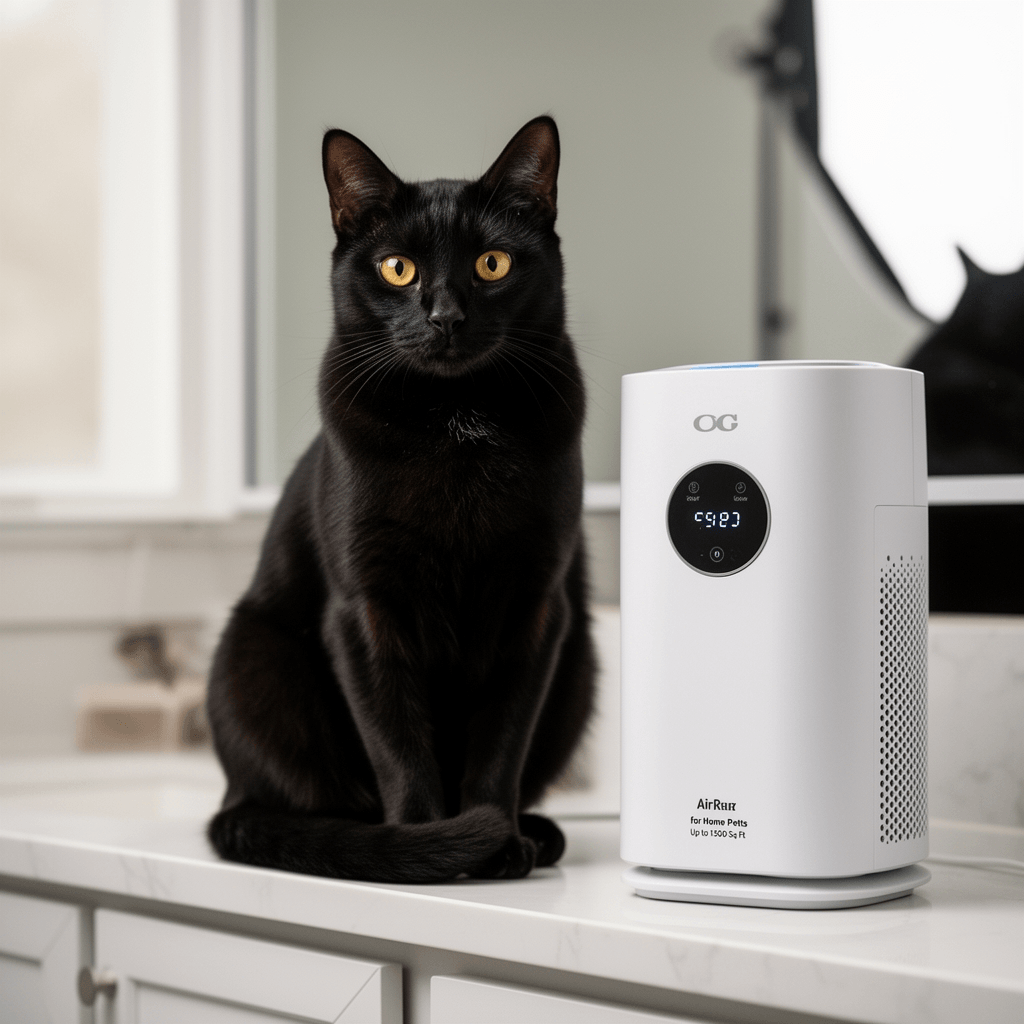 Air Purifiers for Home Large Room up to 2200sq.ft with cat - professional product lifestyle photo