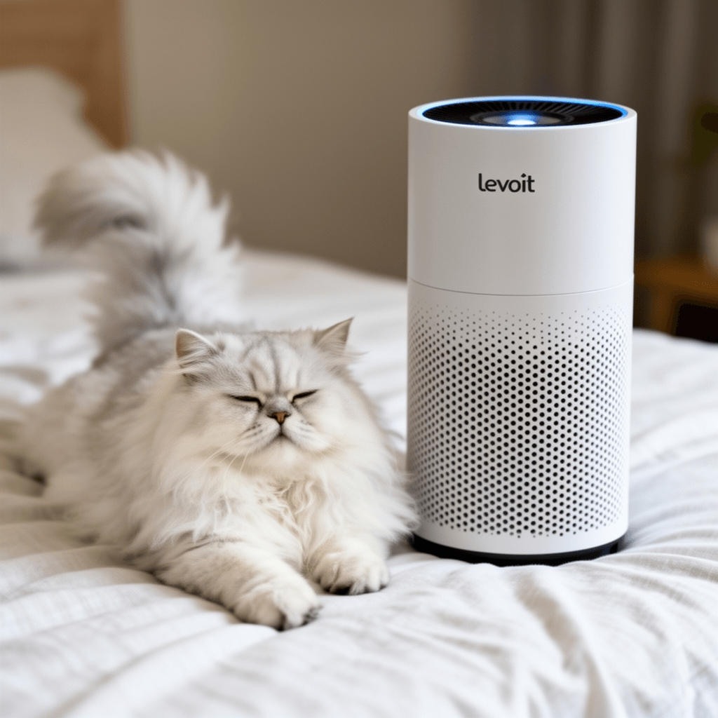 Air Purifiers for Home Large Room up to 2180 Sq Ft with cat - professional product lifestyle photo