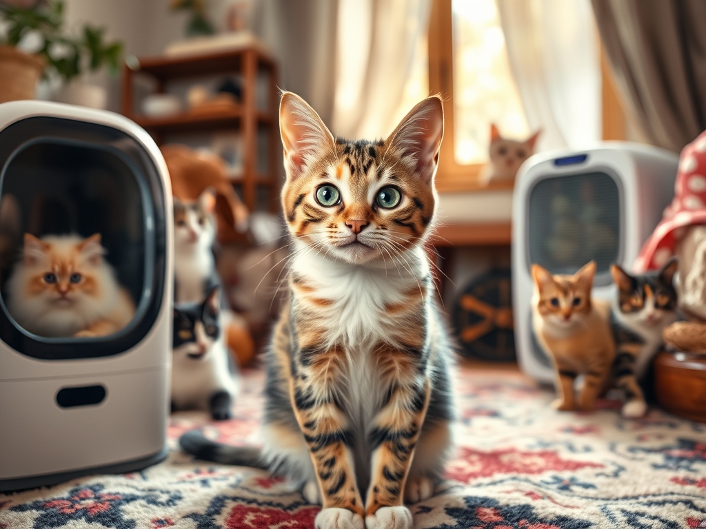 air purifier for multiple cats home - cat air purifiers odor eliminators guide hero image