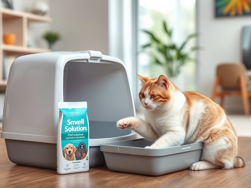 cat litter box smell solutions - cat air purifiers odor eliminators guide hero image
