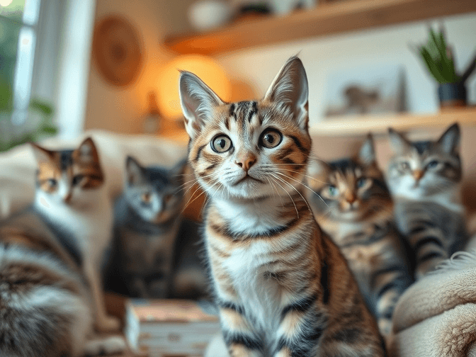 Cat owner reviewing cat allergy management for multiple cats options for their pet in 2026