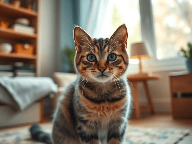 Cat owner reviewing cat allergy management for small spaces options for their pet in 2026