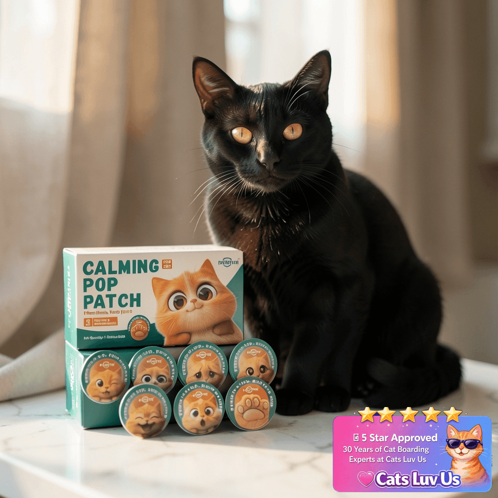 Pawith Calming Pop for Cat – Pheromone Diffuser with cat - professional product lifestyle photo