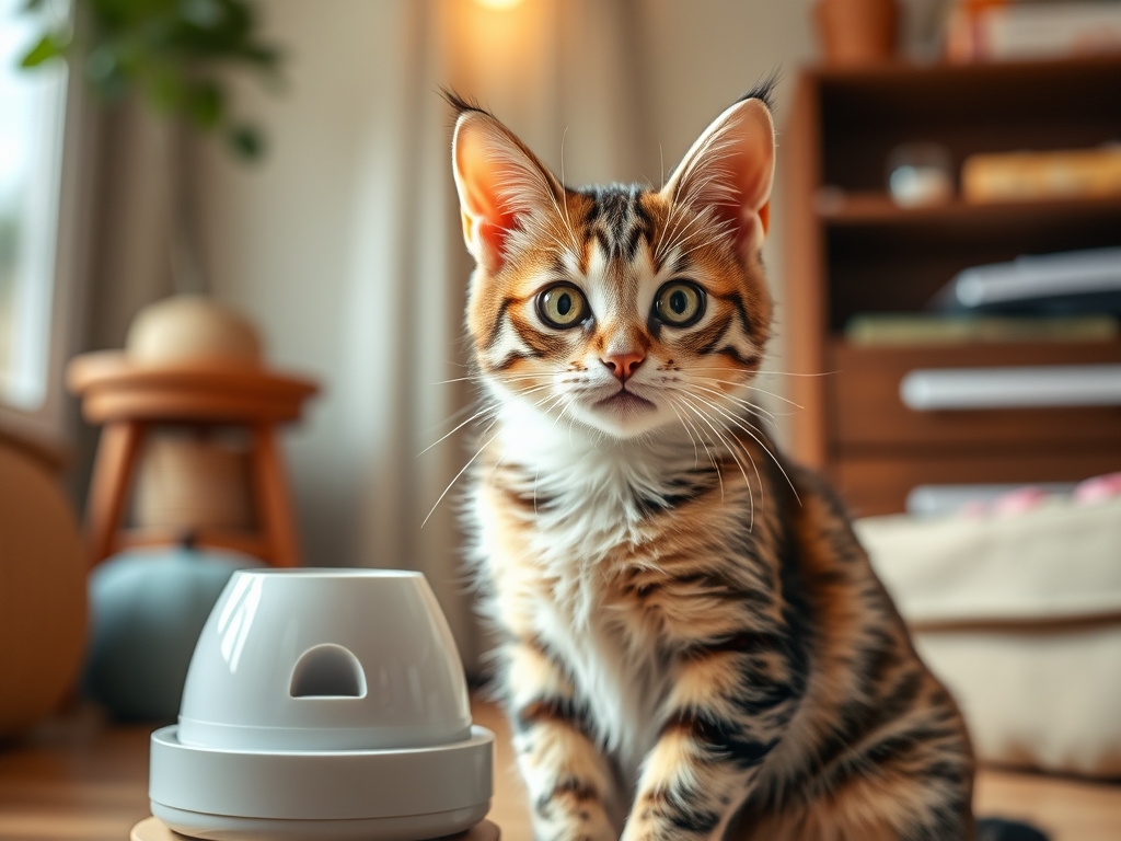 automatic cat feeder with app control - cat automatic feeders app control guide hero image