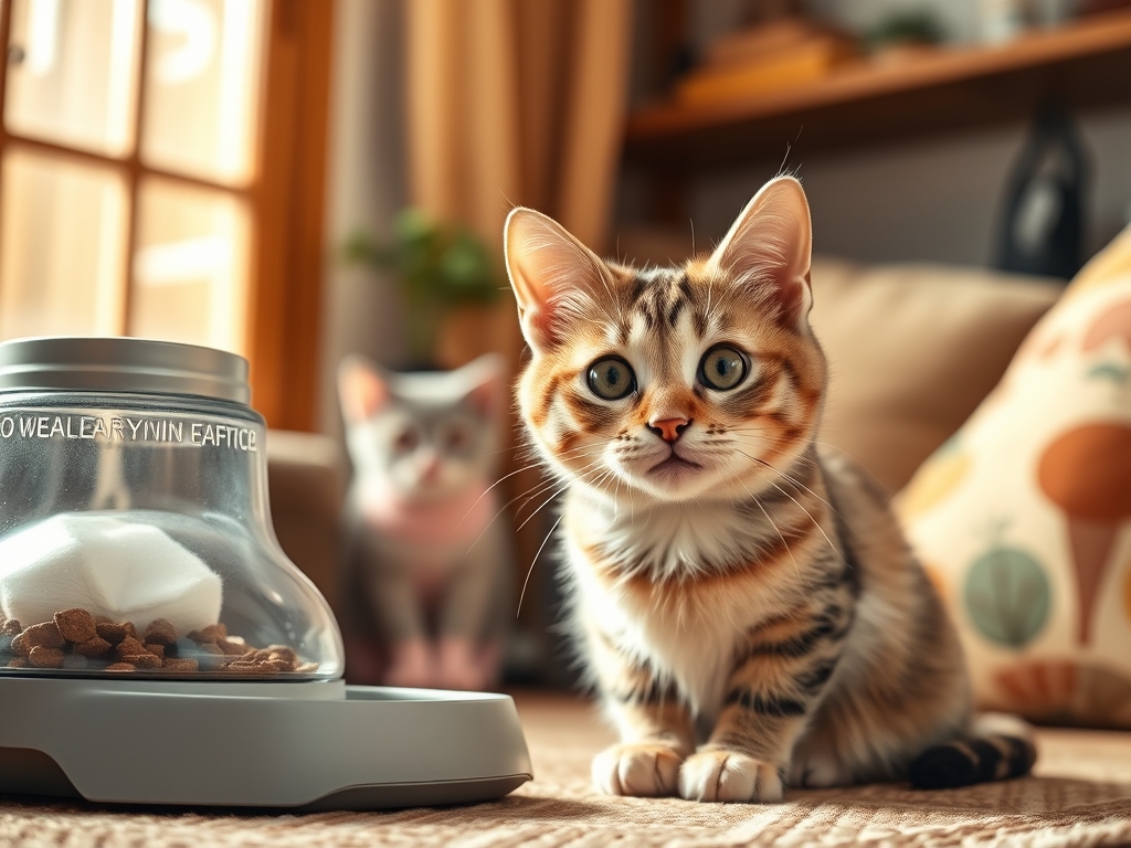 best automatic feeder for overweight cats - cat automatic feeders app control guide hero image