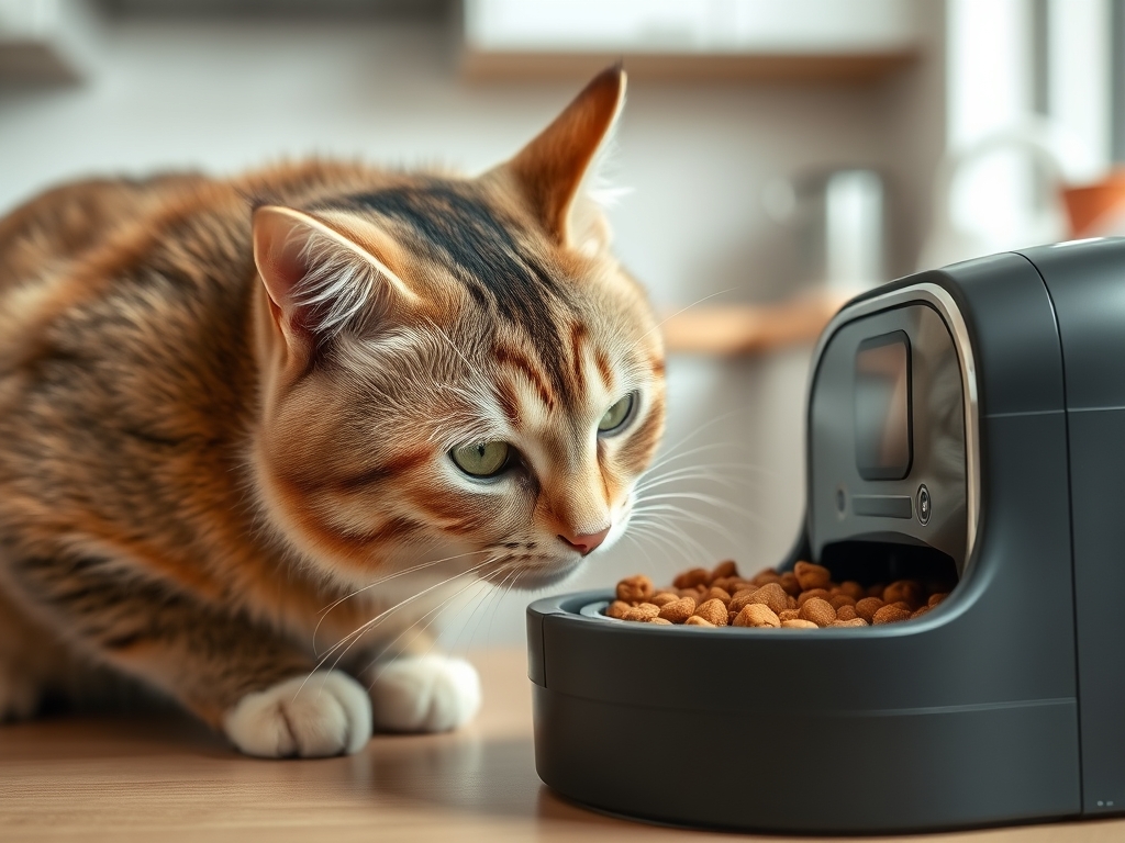 wifi enabled cat food dispenser - cat automatic feeders app control guide hero image