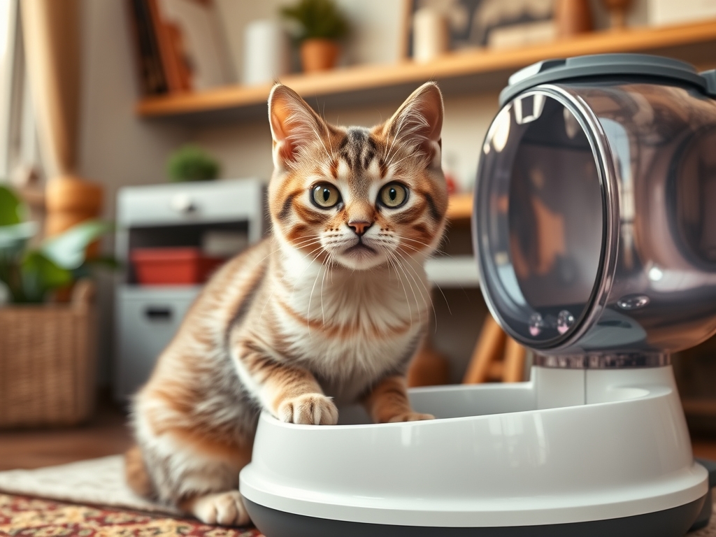 large capacity automatic cat feeder - cat automatic feeders multi cat guide hero image