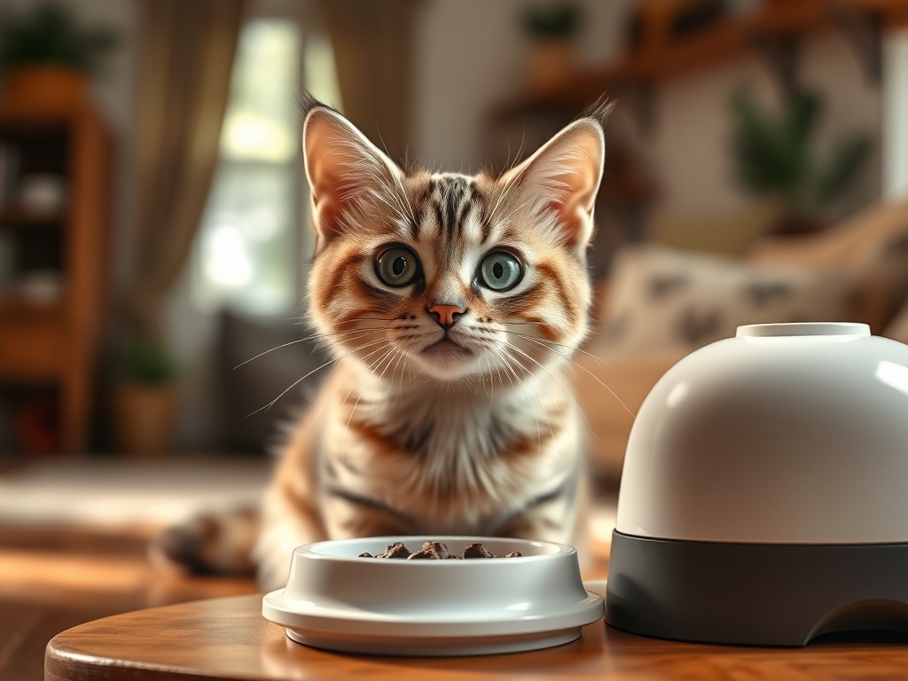 automatic cat feeder with portion control reviews - cat automatic feeders portion control guide hero image