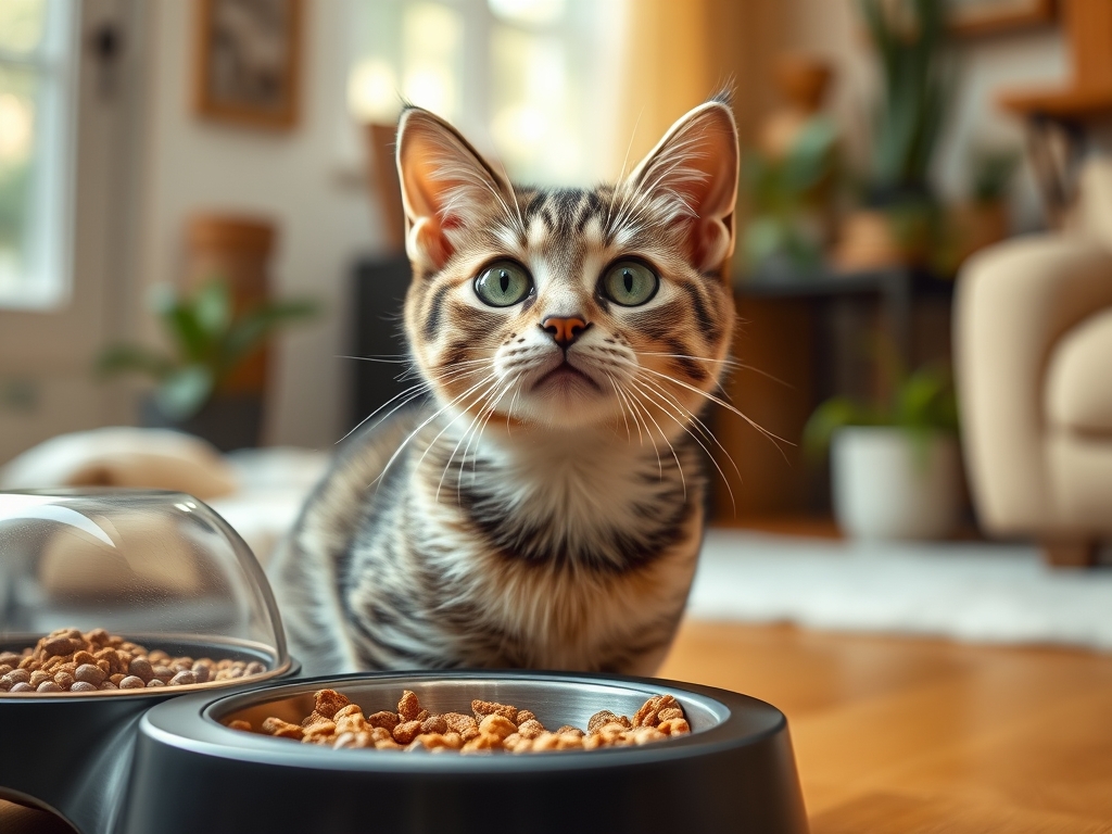 how to set up automatic cat feeder portions - cat automatic feeders portion control guide hero image
