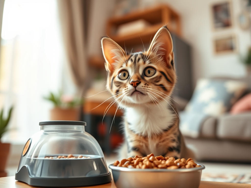 top rated portion control feeders for cats - cat automatic feeders portion control guide hero image