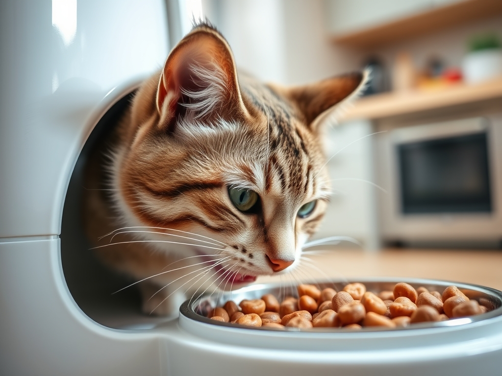 automatic cat feeder with food preservation - cat automatic feeders prescription diets guide hero image