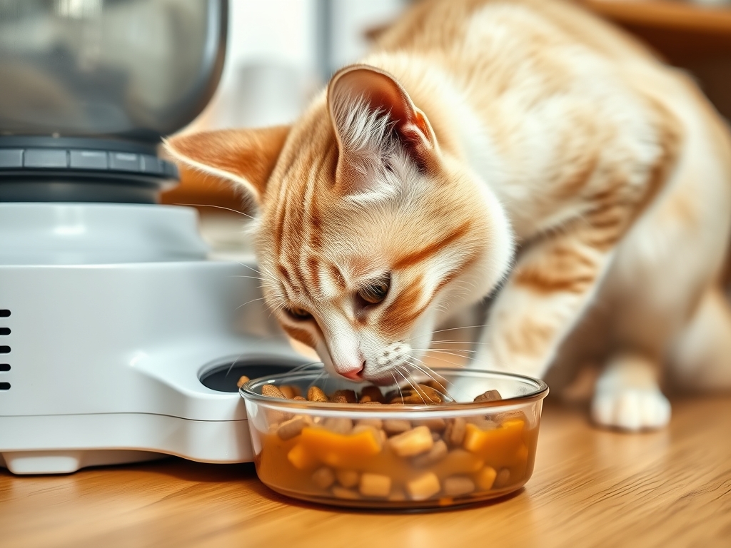 automatic wet food cat feeder for feeding three times a day - cat automatic feeders wet food guide hero image