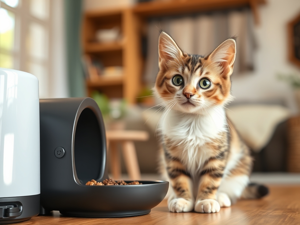 automatic cat feeder with camera and portion control - cat automatic feeders with camera guide hero image