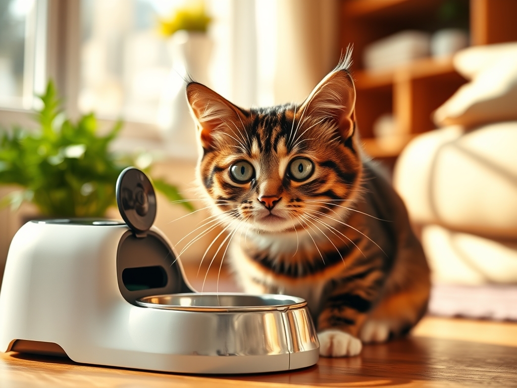 automatic cat feeder with camera and stainless steel bowl - cat automatic feeders with camera guide hero image