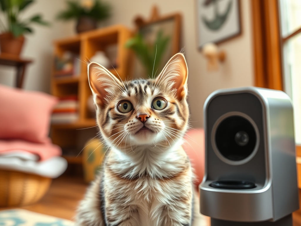 automatic cat feeder with camera and voice assistant - cat automatic feeders with camera guide hero image