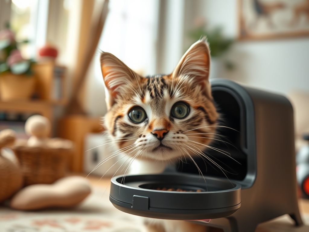 automatic cat feeder with camera for large cats - cat automatic feeders with camera guide hero image