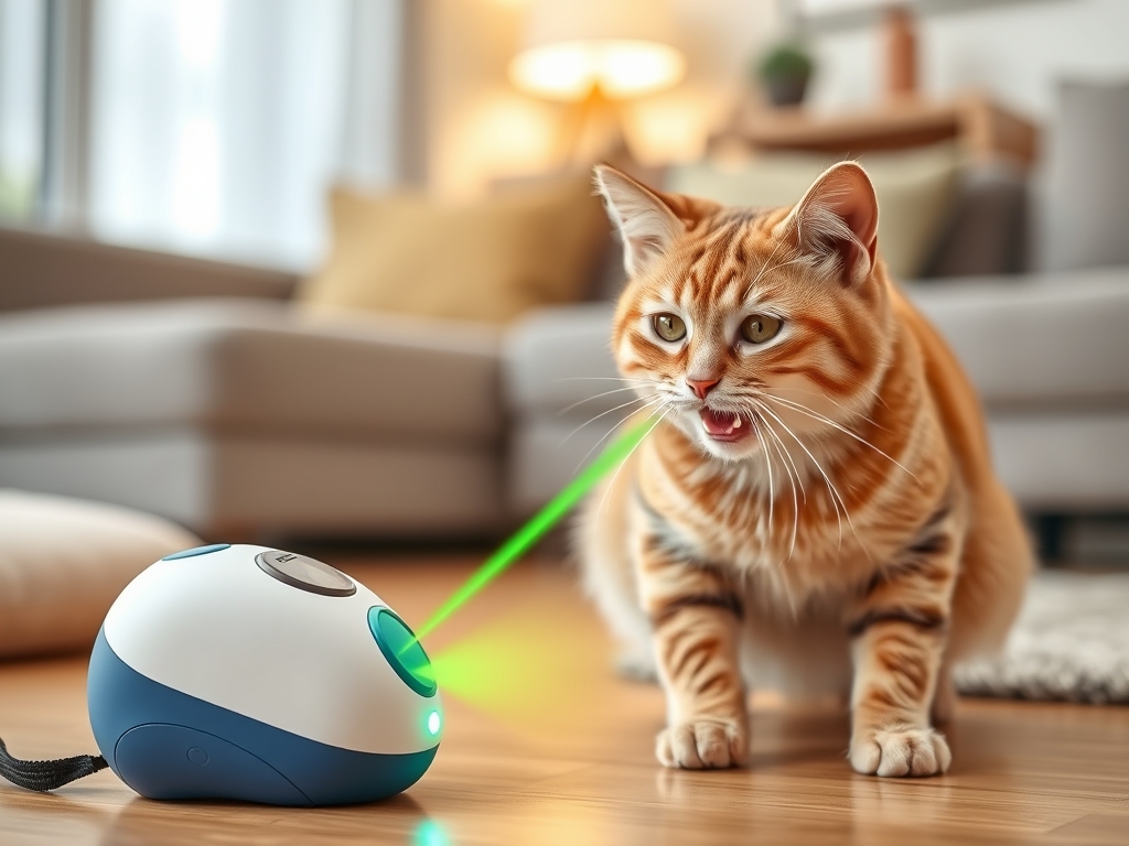 automatic laser toy with timer for cats - cat automatic laser toys guide hero image