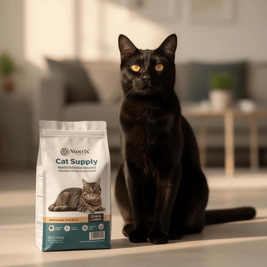 Litter Catching Step for Cat Litter Box with cat - professional product lifestyle photo