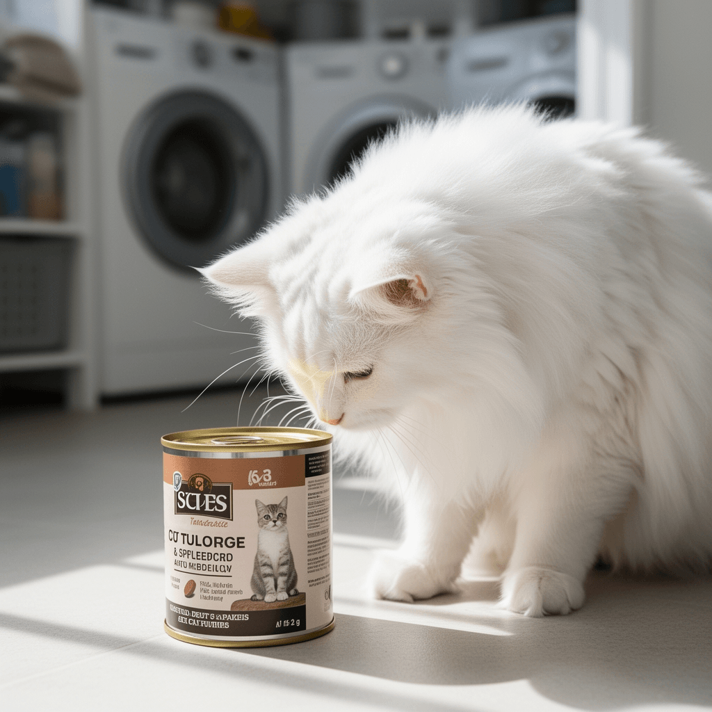 ANWA 40 Count Cat Litter Box Liners for Automatic Cat Litter with cat - professional product lifestyle photo