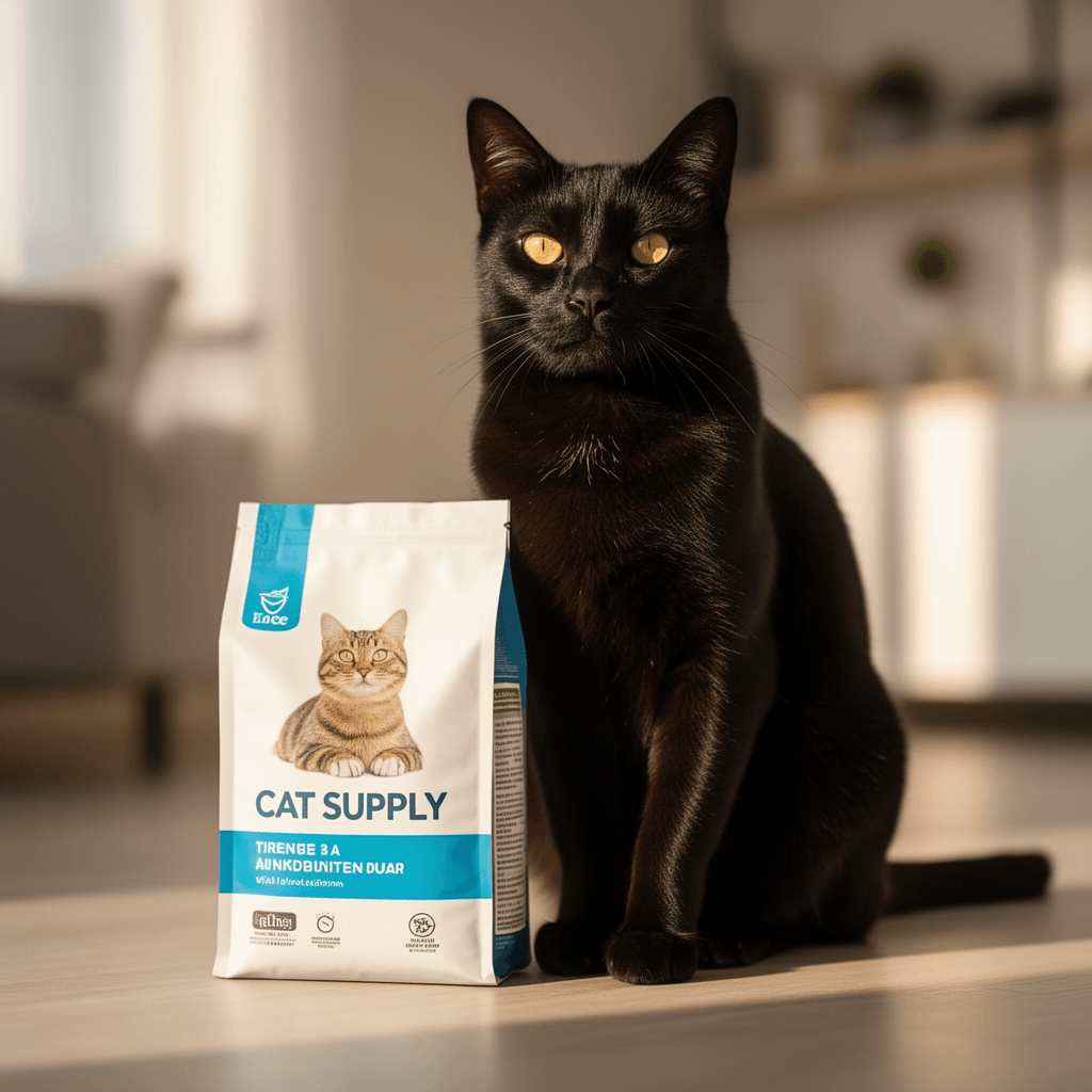 Purina Tidy Cats Cat Litter for Litter-Robot Clumping Cat with cat - professional product lifestyle photo