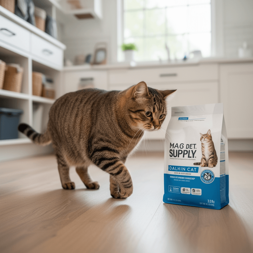 KropBom 45 Count Waste Drawer Liners Bags Compatible with cat - professional product lifestyle photo