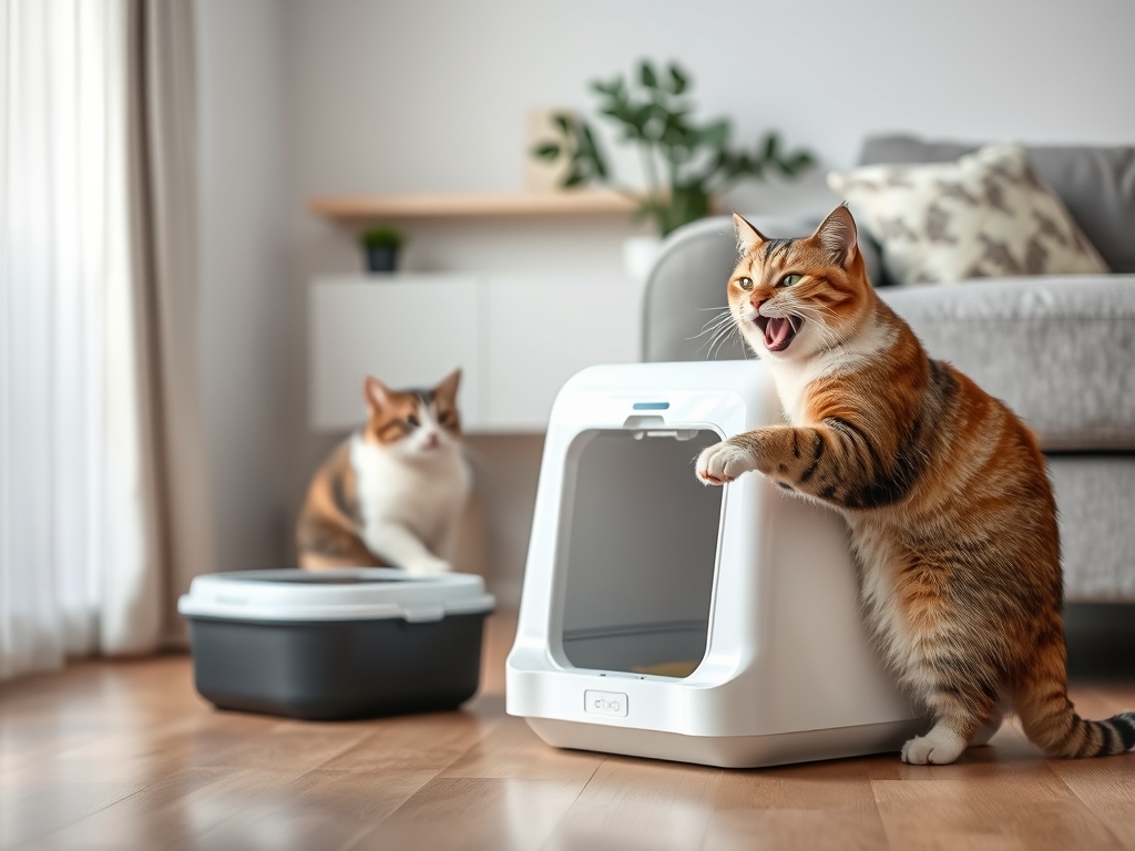 automatic litter box for rental apartments - cat automatic litter box cleaners guide hero image