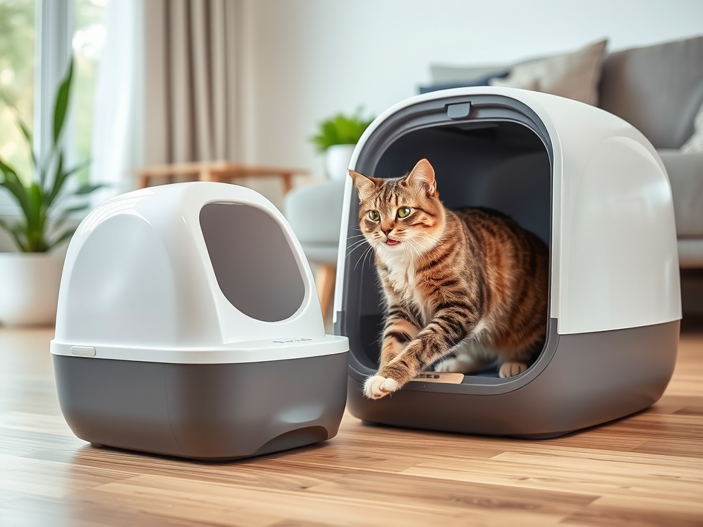 Costs and Value of Automatic Litter Box with Anti Stick Coating - cat automatic litter box cleaners