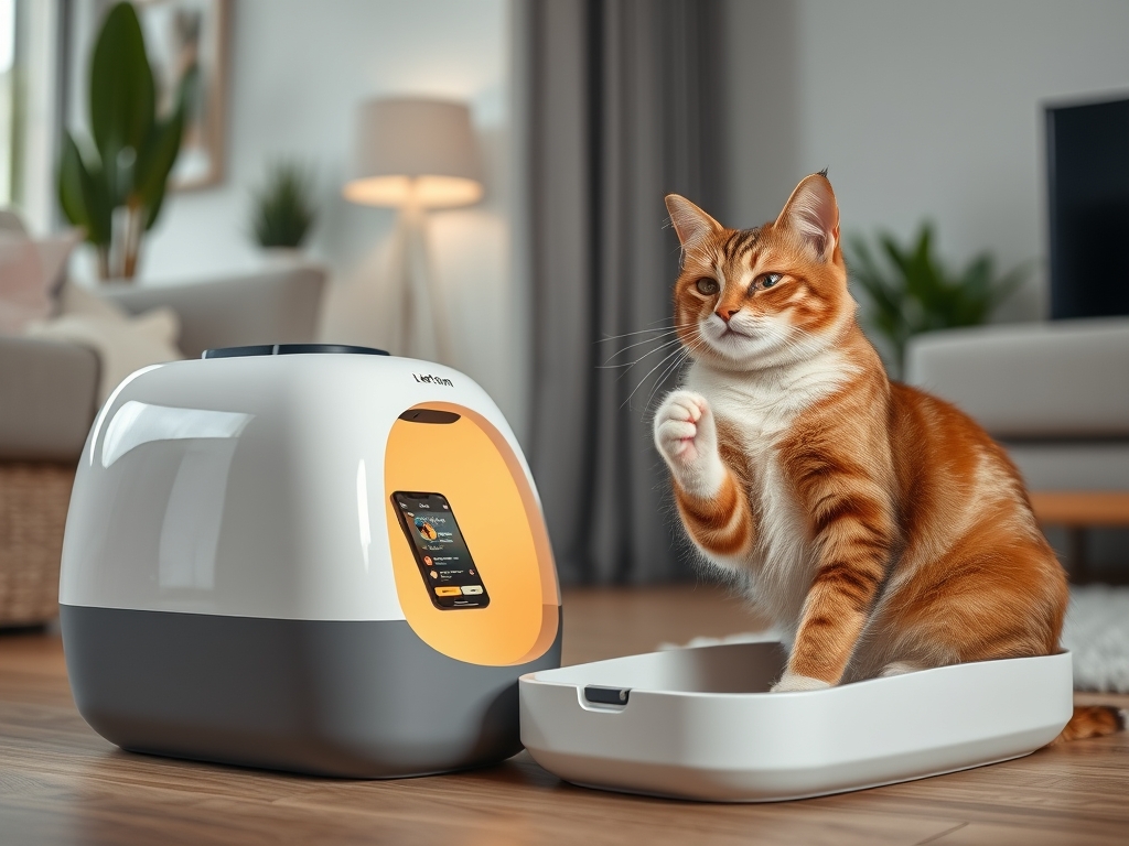automatic litter box with app notifications - cat automatic litter box cleaners guide hero image
