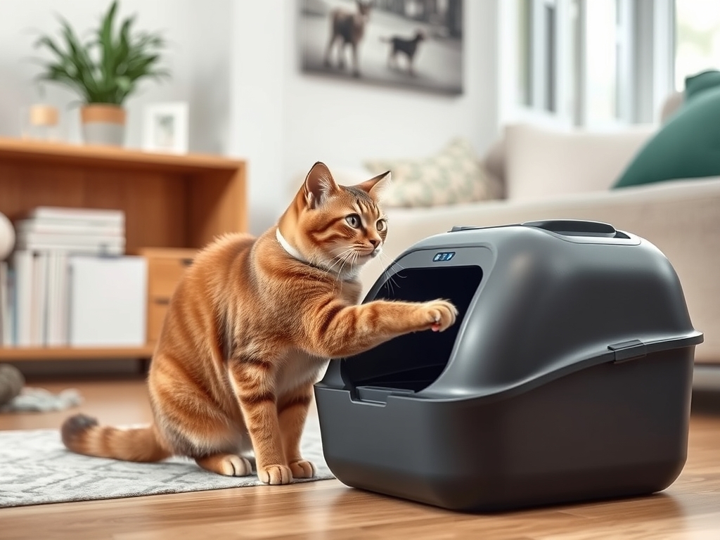 automatic litter box with backup battery - cat automatic litter box cleaners guide hero image