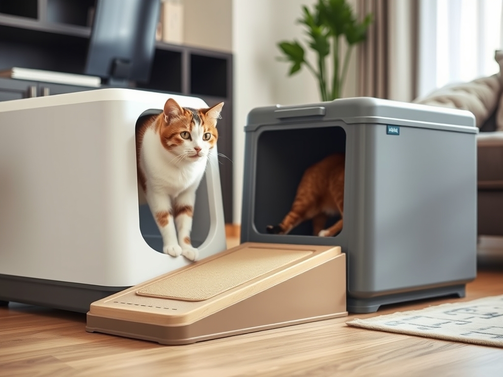 Understanding Costs and Value of Automatic Litter Boxes with Ramps - cat automatic litter box cleaners