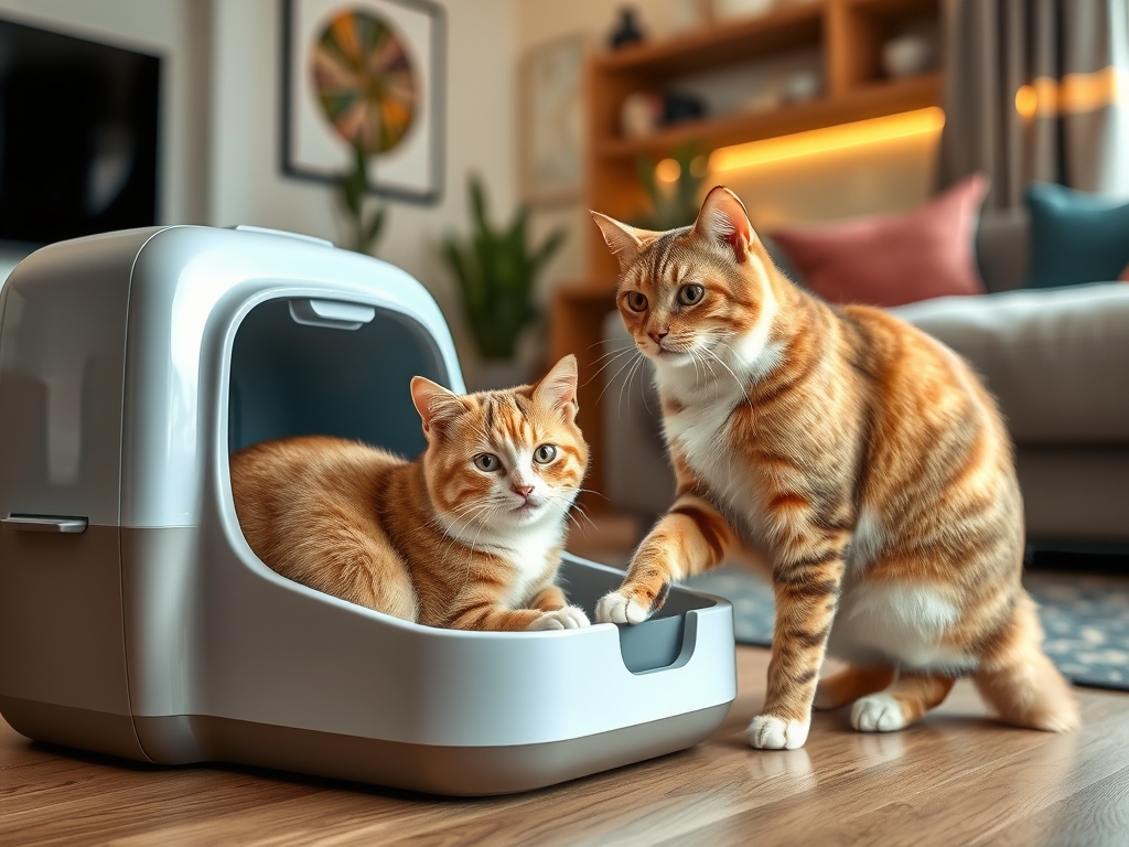best automatic litter box for multiple cats - cat automatic litter box cleaners guide hero image