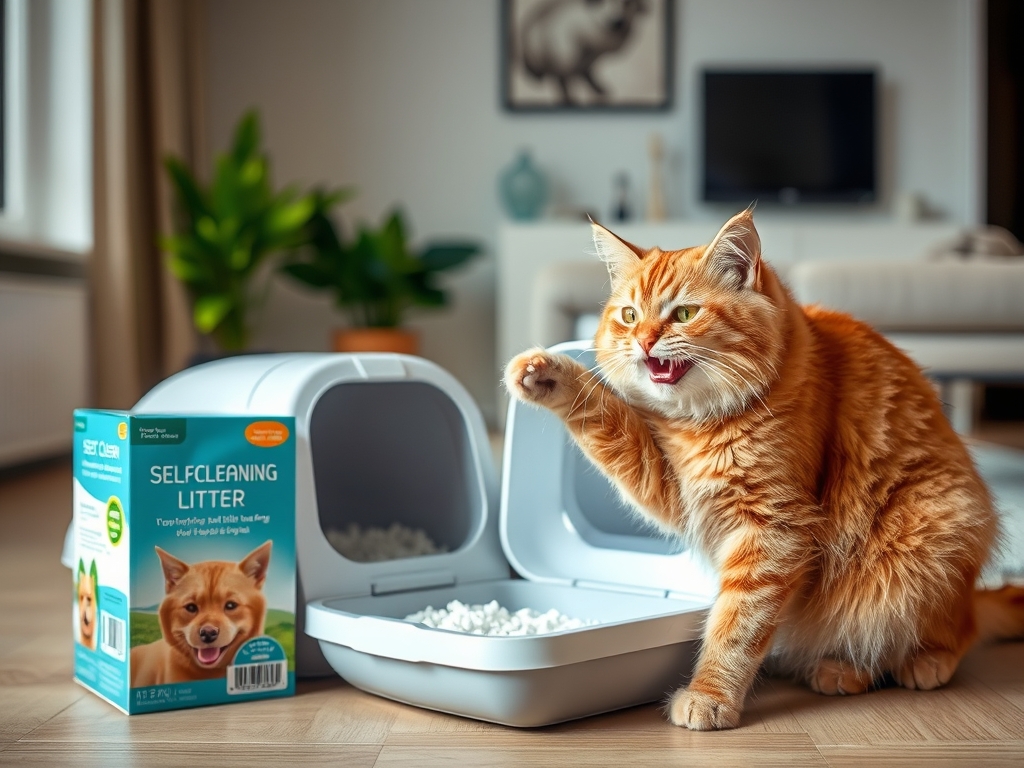 top rated self cleaning litter boxes - cat automatic litter box cleaners guide hero image
