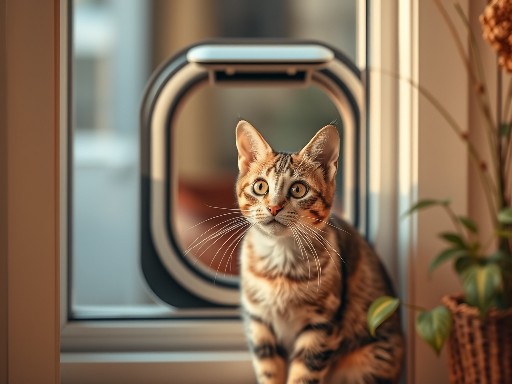 automatic pet door for glass window - cat automatic pet doors guide hero image
