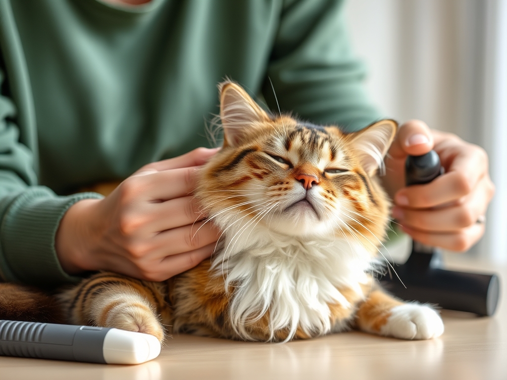 Cat owner reviewing top rated pet hair vacuums for cats options for their pet in 2026