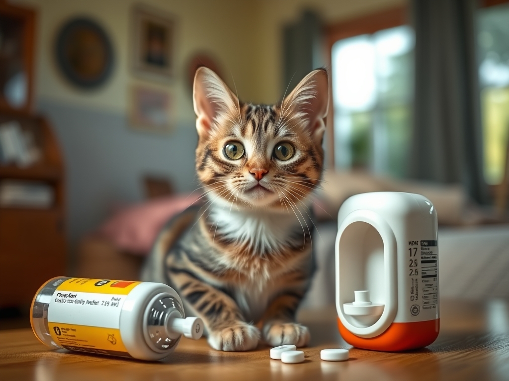 Cat owner reviewing cat medication dispenser comparison options for their pet in 2026