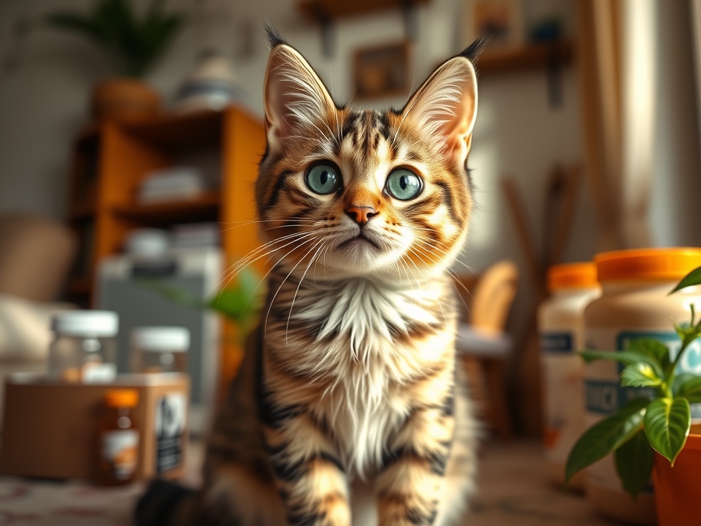 Cat owner reviewing safe pill dispensers for cats options for their pet in 2026