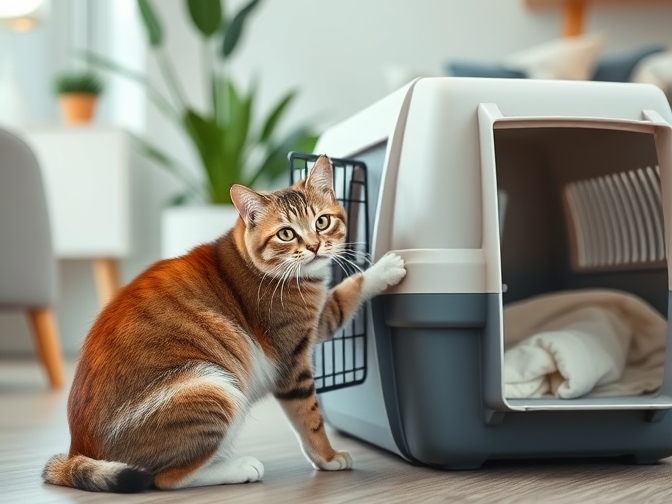 Cat owner reviewing tips for choosing the right cat carrier options for their pet in 2026