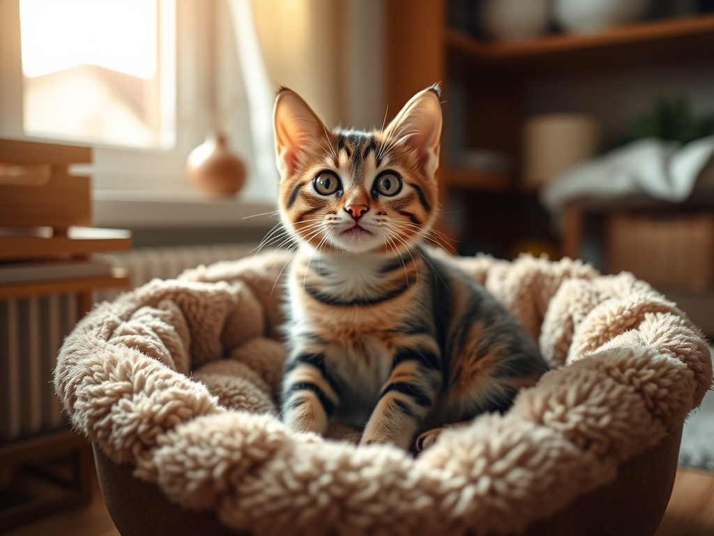 cat bed with raised sides - cat beds blankets guide hero image