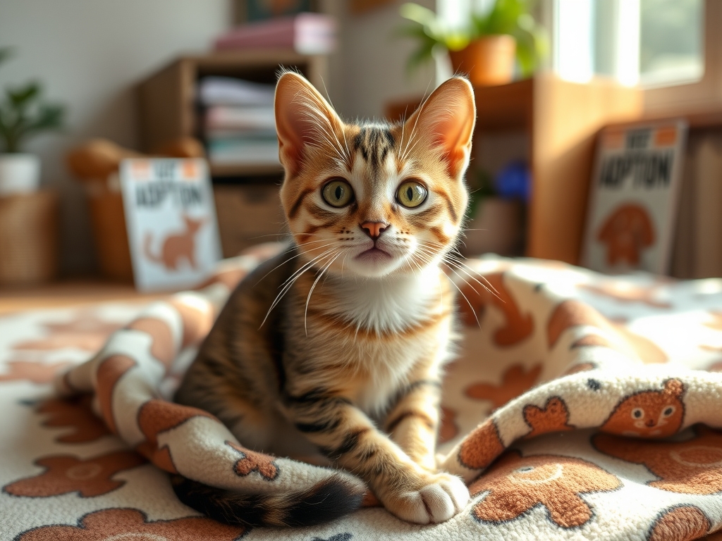 cat blanket for adoption kits - cat beds blankets guide hero image