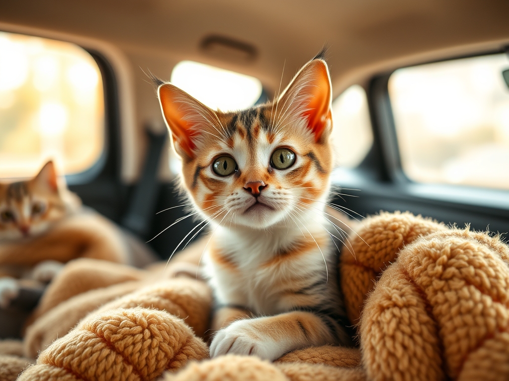 cat blanket for car rides - cat beds blankets guide hero image