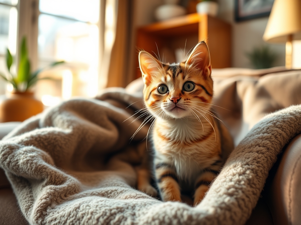 cat blanket for furniture protection - cat beds blankets guide hero image