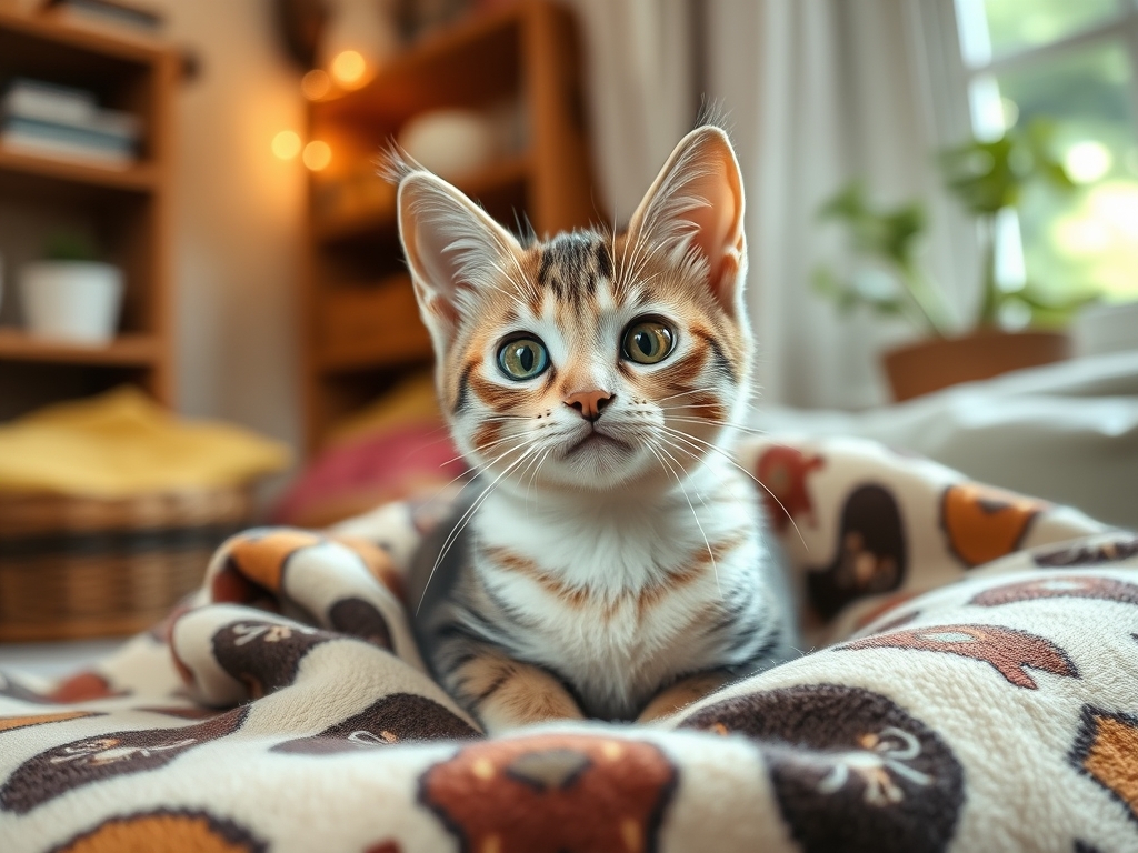 cat blanket for rescue cats - cat beds blankets guide hero image