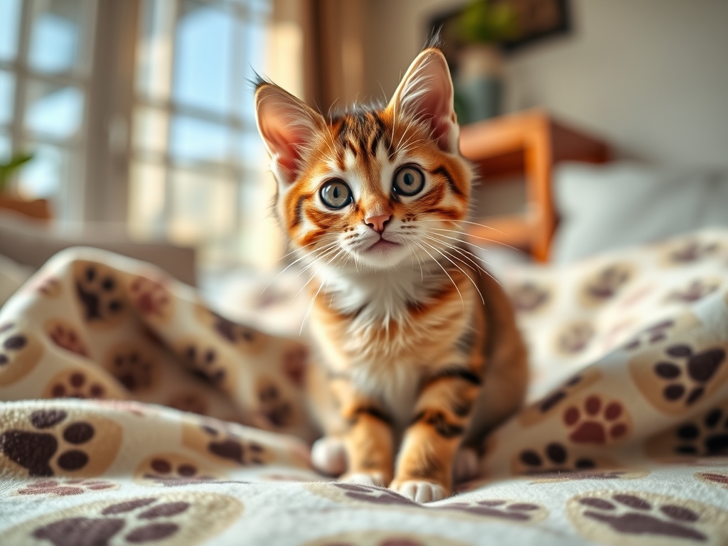 Top Options for Cat Blankets with Paw Print Design - cat beds blankets