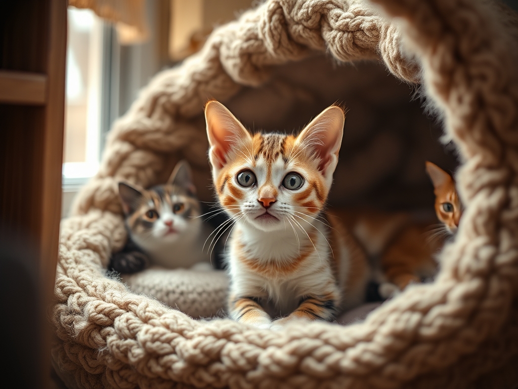 cat cave beds for shy cats - cat beds blankets guide hero image