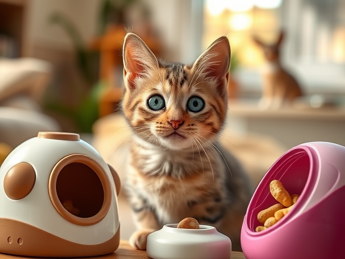 Cat owner reviewing buying guide: treat dispensing cat toys options for their pet in 2026