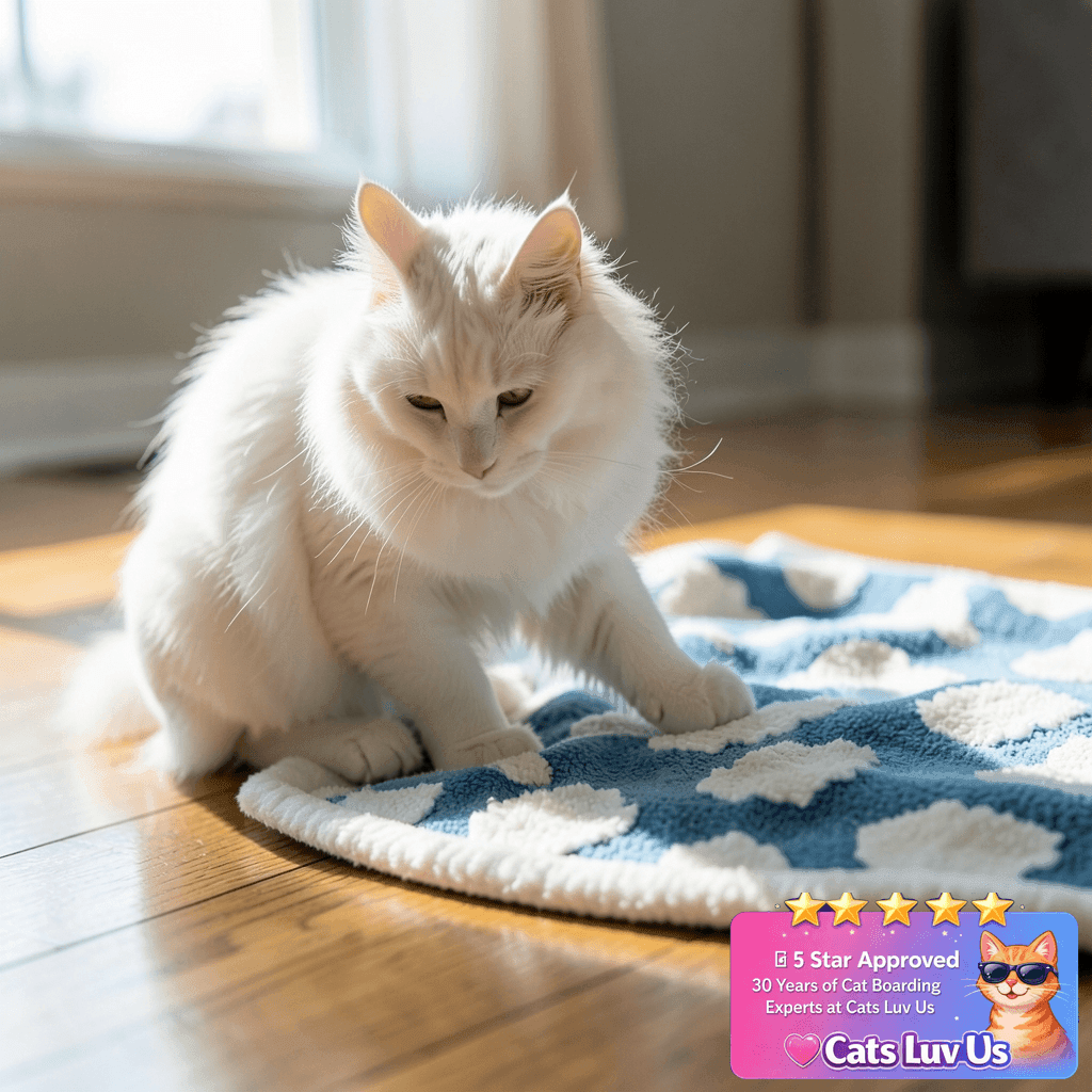 LE SURE Waterproof Dog Blanket for Medium Dogs - Washable with cat - professional product lifestyle photo