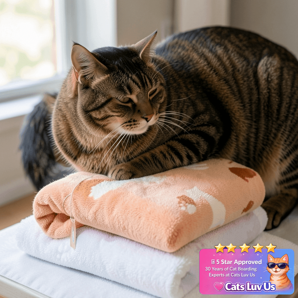 Luciphia 1 Pack 3 Blankets with cat - professional product lifestyle photo